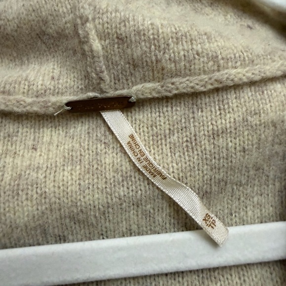 Free People Beige and Rust Patterned Women's Sweater - Picture 3 of 4